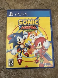 Sonic Mania Plus (Sony PlayStation 4, 2018) No Manuel - Picture 1 of 5
