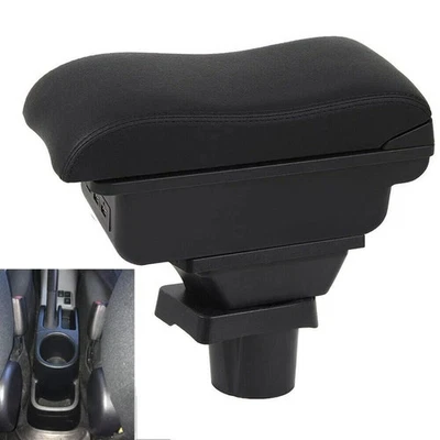 Caja reposabrazos para consola de contenido central Toyota Prius C estuche almacenamiento 3 puertos USB Foto 1 de 4