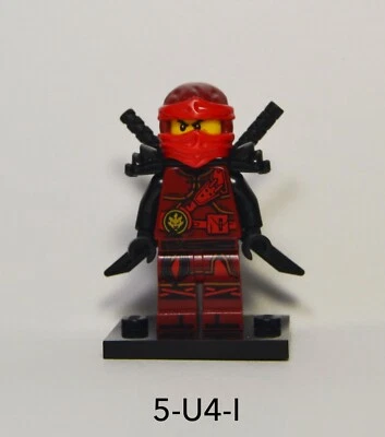Lego Ninjago Kai Minifigure Hands of Time Black Armor 70627 Dual Katanas - Image 1 of 4
