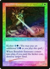 Benalish Emissary FOIL Invasion PLD White Uncommon MAGIC MTG CARD ABUGames