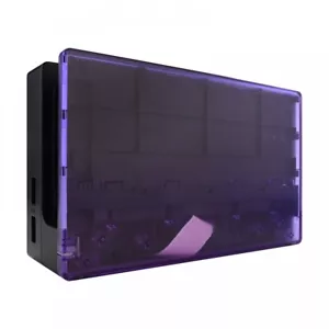 Clear Altomic Purple Faceplate Shell Cover DIY for Nintendo Switch Charging Dock - Picture 1 of 8