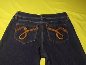 Bongo Skinny Jeans Size 3 Low Rise Darkwash Stretch pants waist 29" inseam 31" - Picture 1 of 11