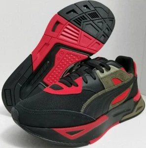 New Size 8.5 Men's Puma Mirage Sport Tipoff Black/Grape Leaf/High Risk Red - Picture 1 of 12