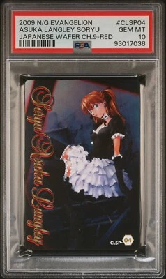 2009 Neon Genesis Evangelion JPN Wafer CH 9 Asuka Langley Soryu #CLSP04 PSA 10 - Image 1 of 2