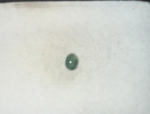 Lusterfull 1.09Ct Colombian All Natural Oval Cabochon Green Emerald Solitaire! - Picture 1 of 10