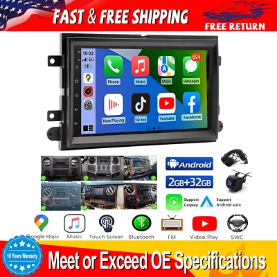 For 2014 2015 2016 Ford F250 F350 Super Duty Stereo Radio Android 13 Carplay GPS Foto 1 de 4