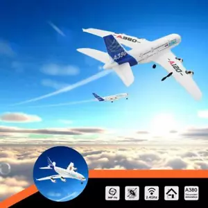 Nuovo aereo A380 2.4G 3Ch ad ala fissa esterna A120-A380 giocattoli aereo RC - Foto 1 di 3