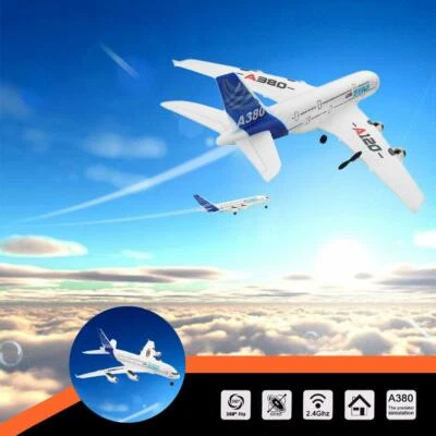 New A380 Airplane 2.4G 3Ch Fixed Wing Outdoor A120-A380 RC Plane Toys - Image 1 of 3