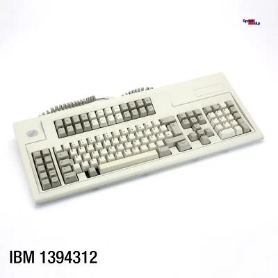 IBM 1394312 Vintage Keyboard Computer QWERTZ German Retro Old 1995 - Image 1 of 4