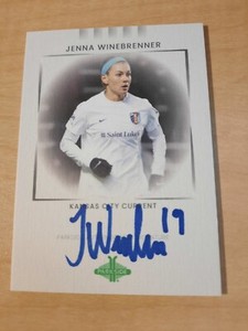 Jenna Winebrenner 2022 Parkside Paramount NWSL Signature Series Auto KC Current