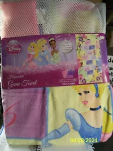 Disney Princess GAME - Hopscotch Game Towel 2pc Set - Picture 1 of 5