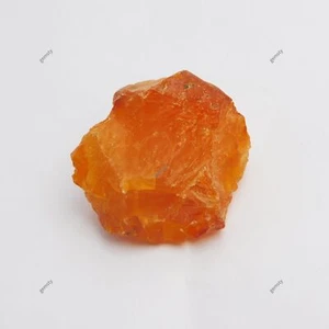 Enorme Misura 110,35 Ct Zaffiro NATURALE GREZZO Non Tagliato CERTIFICATO Arancione Gemma Sciolta - Foto 1 di 13