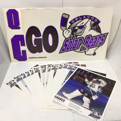 Orlando Solar Bears Player Poster Lot of 15 Cover