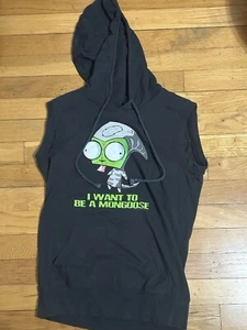 Invader Zim Gir Sleeveless Hoodie Mighty Fine Vintage 2006 - Picture 1 of 2