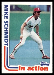 1982 Topps - In Action Mike Schmidt #101 Phillies - Picture 1 of 2