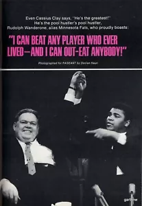 MINNESOTA FATS 1968 BILD POOLHAI RUDOLPH WANDERONE BILLARD ALI ZSA ZSA ZSA - Bild 1 von 2