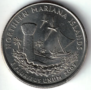 USA - 2009P - Washington ¼ $ - Northern Marianas - Rare - #18405 - Picture 1 of 2