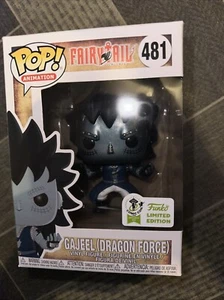 Funko Pop 2019 ECCC Exclusivo Gajeel Dragon Force 481 Funko Pop Pegatina Oficial - Imagen 1 de 7