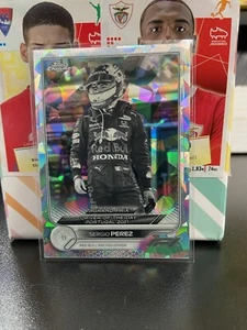 Topps 2022 cromo F1 Sergio Pérez #175 zafiro blanco y negro/15 refractor - Imagen 1 de 2