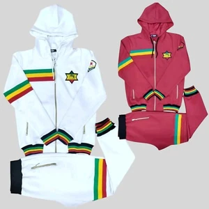 RASTA URBAN MEN DESIGNER TRACKSUIT TIME IS MONEY NEW HIP HOP ERA - Picture 1 of 5