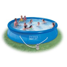 Swimming Pool with Filter Pump 15' x 33'' Easy Set Above Ground Inflatable Pools