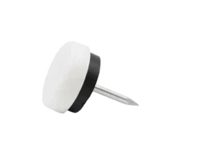 4 Pack Everbilt 7/8" Carpet Nail-on Nylon Furniture Chair Legs Glides 804304 - Picture 1 of 3