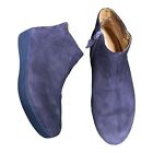FitFlop Sumi Suede Ankle Boots in Navy Blue Size 8