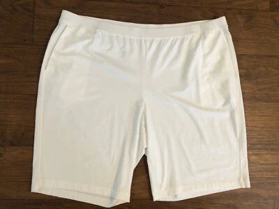 EILEEN FISHER PULL ON PANTALONES CORTOS PARA CAMINAR ALGODÓN ORGÁNICO BLANCO Talla 3XL Foto 1 de 4