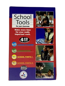 School Tools For Your Classroom 4 CD Roms Windows and Macintosh NEW - Picture 1 of 6
