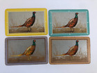Barribal Ring-Necked Pheasant Birds Artist Painting Swap Playing Cards Set Lot