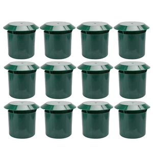 (Set of 12) Garden Slug Snail Trap Non Toxic Plastic Pest Catcher Box Safe Green - Picture 1 of 8
