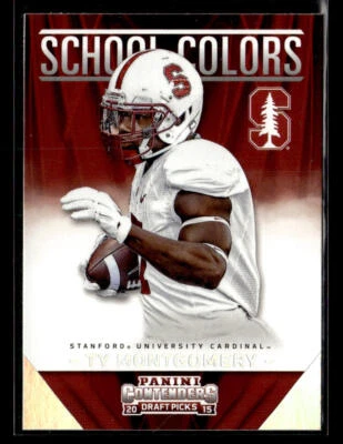 2015 Panini Contenders Draft Picks #33 Ty Montgomery School Colors card - Image 1 of 2