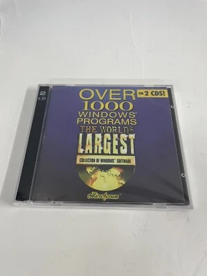 The Worlds Largest Colection of Windows Softwar PC 1000 Programs New Sealed 1995 - Image 1 of 2
