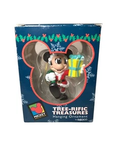 Enesco Disney Mickey Mouse Estatuilla Árbol - Fantástico Navidad Navidad Adorno Santa - Imagen 1 de 10