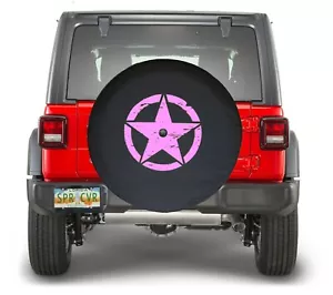 US Made SpareCover® 35-in PINK Freedom J-Star Tire Cover Camera ready - Picture 1 of 4