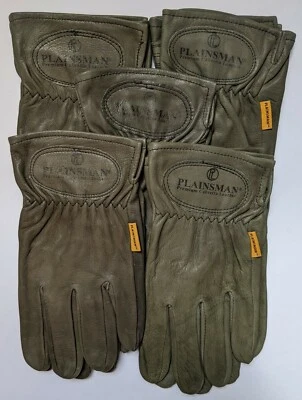 5 Pair PLAINSMAN Premium Cabretta Goatskin Leather Gloves New DISCONTINUED - Image 1 of 3