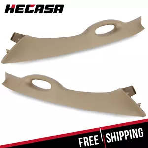 Pair LH RH For 2004-2008 Ford F150 F-150 Front A Pillar Trim Tan Interior Handle - Bild 1 von 12