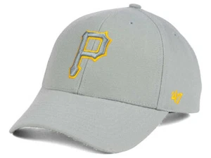 Pittsburgh Pirates '47 MLB Gray TC Pop '47 MVP Cap NWT Adult 1Size Strapback Hat - Picture 1 of 7