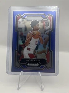 Jaylen Wells 2024 Panini Prizm /199 Blue Rookie Draft Picks Memphis Grizzlies - Picture 1 of 2