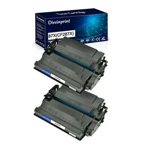 2PK CF287X Toner Cartridge For HP LaserJet Enterprise MFP M527dn Pro M501dn M501 - Picture 1 of 14