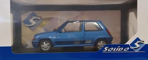 Solido 1/18 Scale - Renault 5 GT Turbo MK2 (1989) Blue - Picture 1 of 19