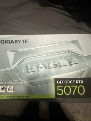 GIGABYTE Eagle OC Ice SFF GeForce RTX 5070 12GB GDDR7 Memory - Image 1 of 3