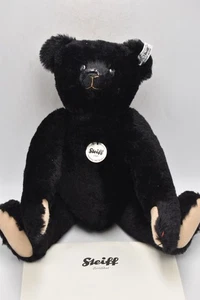 Steiff Teddy Bear Schwarz 1907 Replica – Limited Edition 420825 – Black Mohair - Picture 1 of 24
