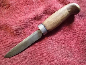 SCHÖNER GRIFF VINTAGE HANDARBEIT MESSER PUUKKO FINNLAND FINNISCH - Bild 1 von 6