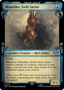 MTG - Meneldor, Swift Savior - Showcase - Lord of the Rings - Magic - Picture 1 of 1