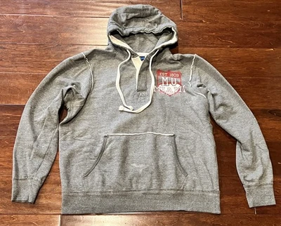 Miami University Redhawks Ohio Gray Women's Small Button Logo Sweatshirt Hoodie - Image 1 of 4