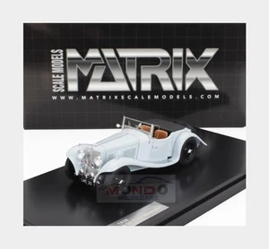 1:43 MATRIX Aston Martin 15/98 2-4 Seater Roadster Open 1938 Grey MX40108-171 Mo - Picture 1 of 3
