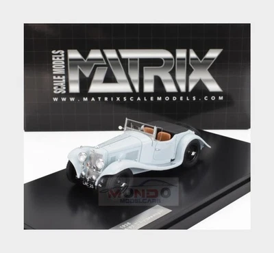 1:43 MATRIX Aston Martin 15/98 2-4 Seater Roadster Open 1938 Grey MX40108-171 Mo - Image 1 of 3