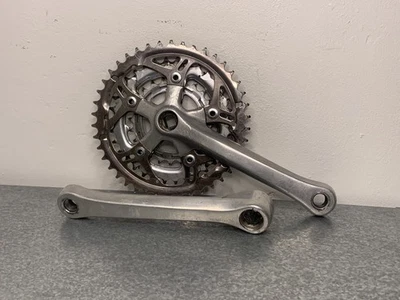 Shimano STX crankset, FC-MC34 chainset 175mm, square taper. Retro  - Image 1 of 4