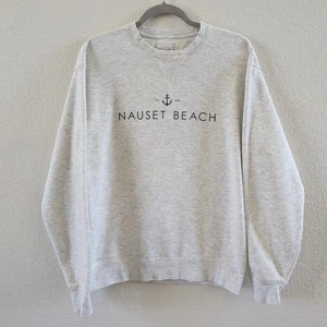 Vintage Nauset Beach Cape Cod Sweatshirt Gear for Sports Big Cotton Lrg 90s Y2k - Picture 1 of 14